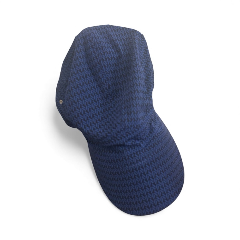Lululemon Blue Black Ventilated Adjustable Hat One Size